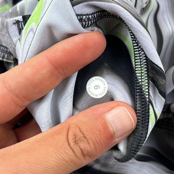 Lululemon Swift Speed High-Rise Crop 21" Paint Glide Warp Multi - Picture 7 of 7